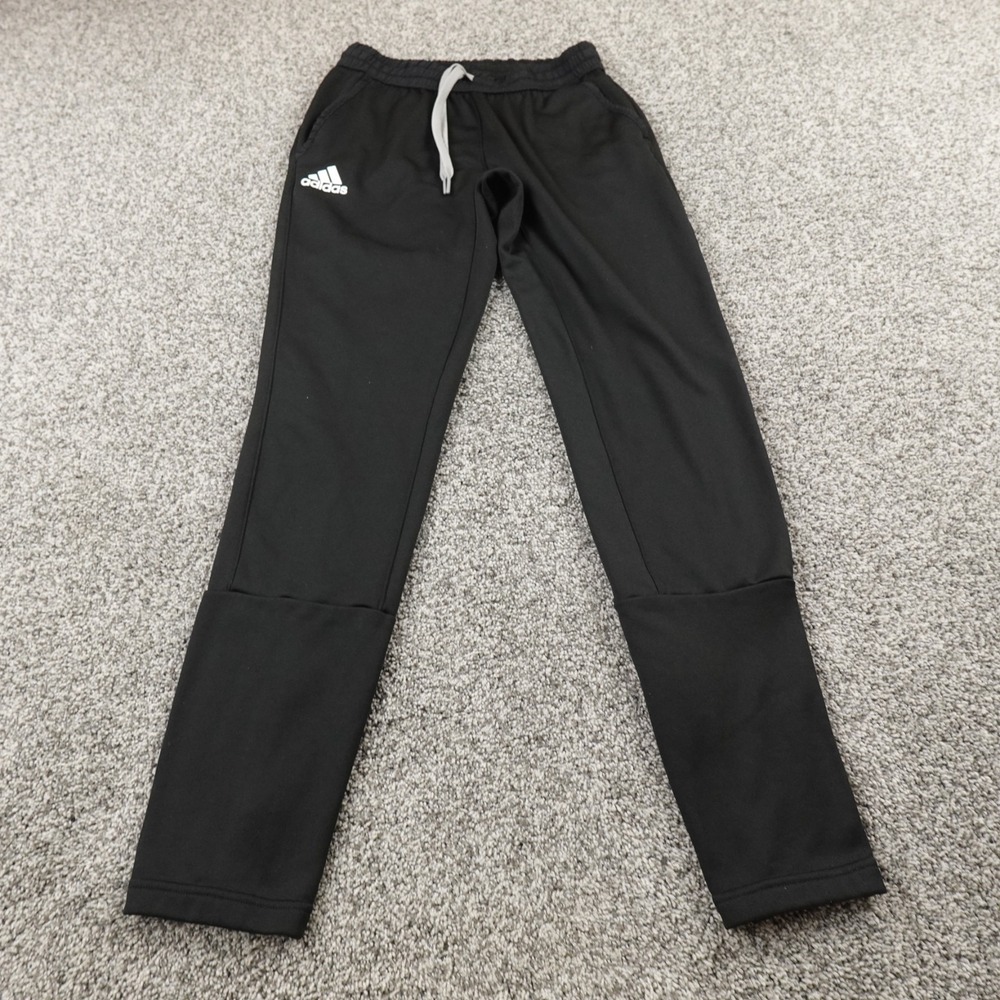 Adidas Pants Mens XS Black Track Warm Up Drawstring Jogger Sweatpants‎ Gym Train